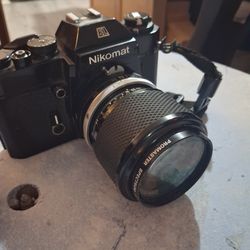 Nikomat 55 mm camera