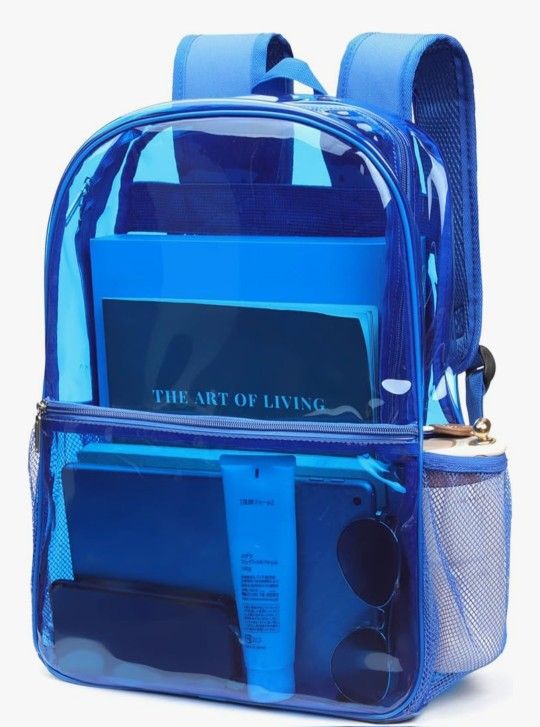 Clear Blue Backpack
