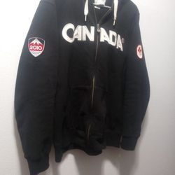 Canada 2010 Olympic hoodie zip up jacket.    sz Medium brand is Hudson's Bay Co 