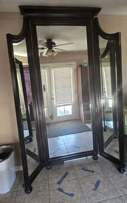 8 Ft. 3 Sided Full Length Mirror