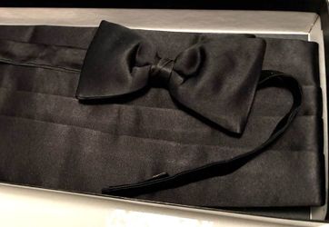 Silk Cummerbund & Bow tie