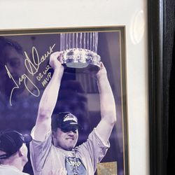Angels Troy Glaus Framed Autographed Picture