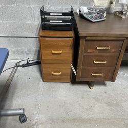 Little File Cabinet Next To Desk