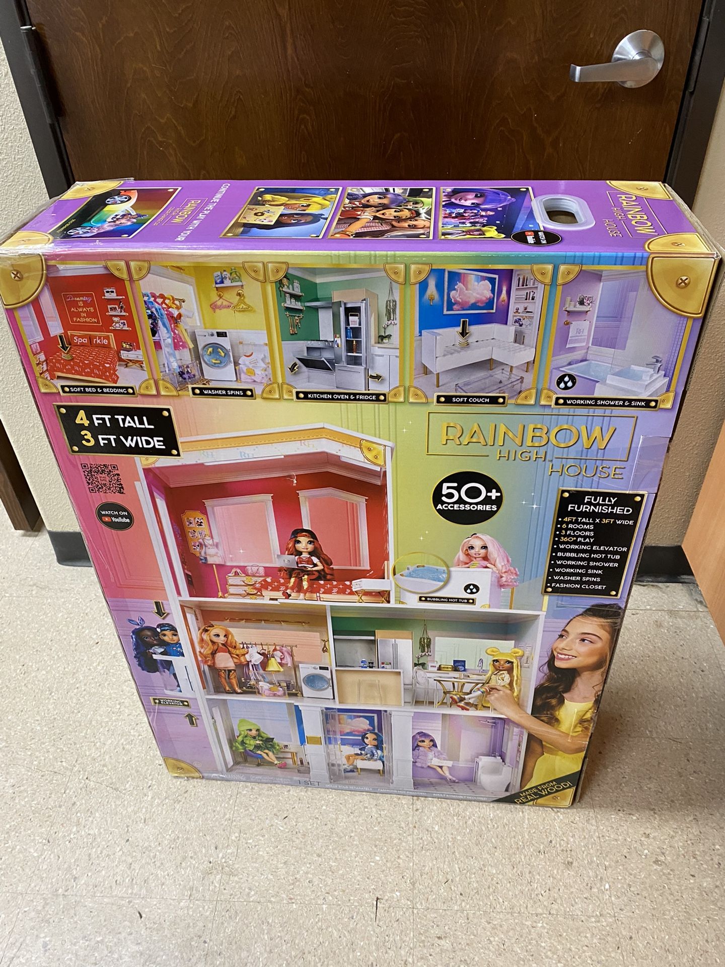 Rainbow High House Playset 3-Story Dollhouse