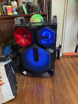 Large Party Speaker with LED Lights