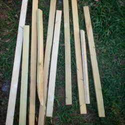 Strip Wood Scrap Lumber 10 Pieces Included