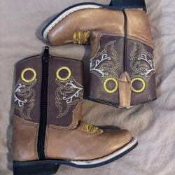Toddler Leather Boots Size 8 