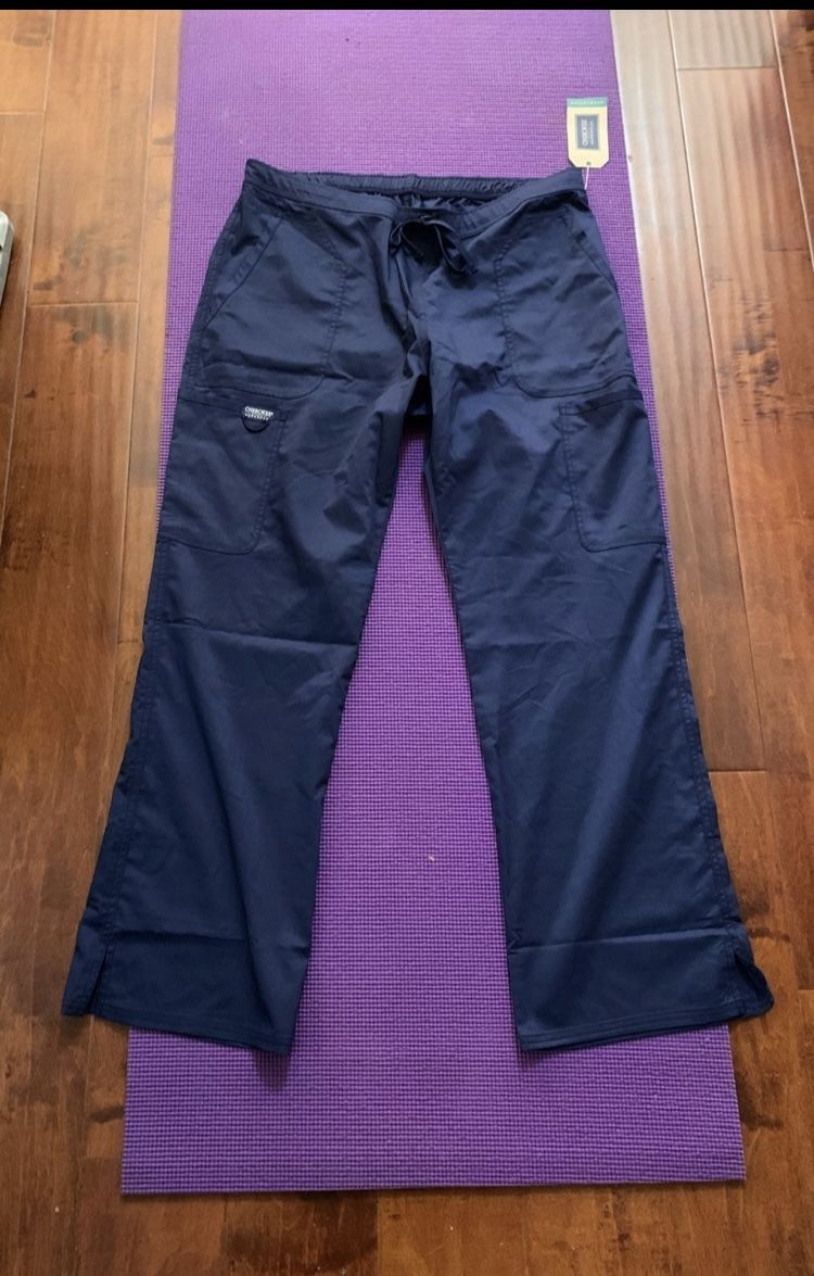 Cherokee Scrubs Workwear Modern Classic Pants WW120 Drawstring L