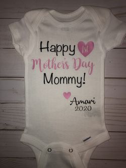 Happy 1st Mother’s Day Mommy onesie