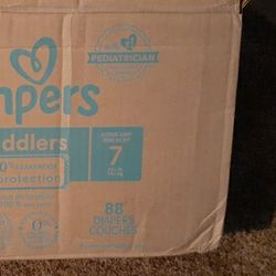 Pampers Swaddlers Size 7 Box Of 88
