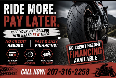 New Motorcycle Tires $49 Down - Lease-to-Own, Ships US | Dan the Tire Man