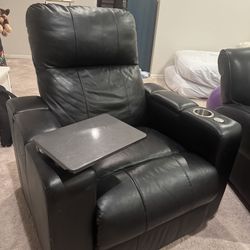 Movie recliner leather Chair