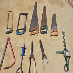 Tools 2 Bucks Each. Saws, TSquare 8