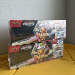 Brand New Sealed - Pokemon Prismatic Evolutions Bundles (2 pcs)