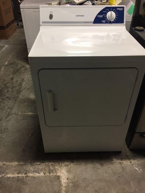 USED HOTPOINT EXTRA LARGE CAPACITY ELECTRIC DRYER COMES WITH 60 DAY