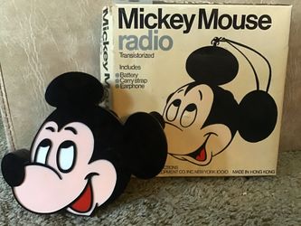 Vintage Mickey Mouse Radio
