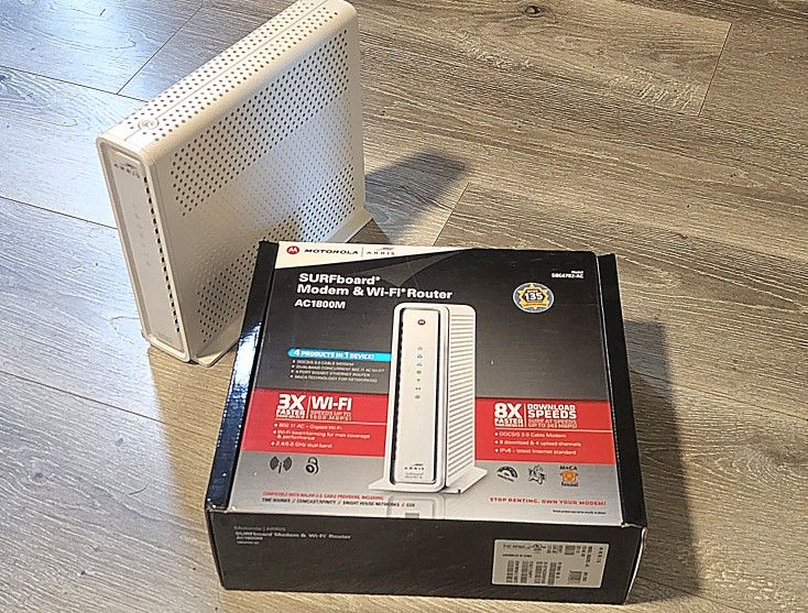 Motorola ARRIS SURFboard Modem & Wi-Fi Router