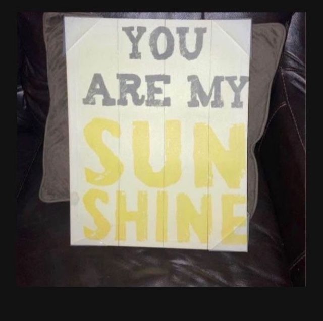 You are my sunshine 19x15