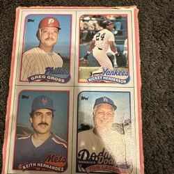 Tom lasorda card with others 