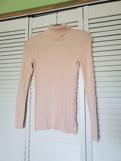 Y2k Light Pink Turtleneck 