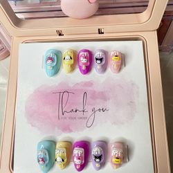 Sanrio press-on nails