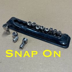 Snap On 11 pc 1/4" METRIC - Flank Drive Shallow Universal Socket Set ((( $385 ))) ❗️Full Set - $ave BIG  ❗️