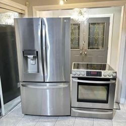 Full working LG 2024 fridge/stove can DELIVER