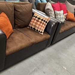 Brown Sofa Set 