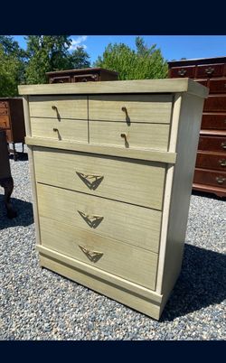 Tall mid century dresser vintage