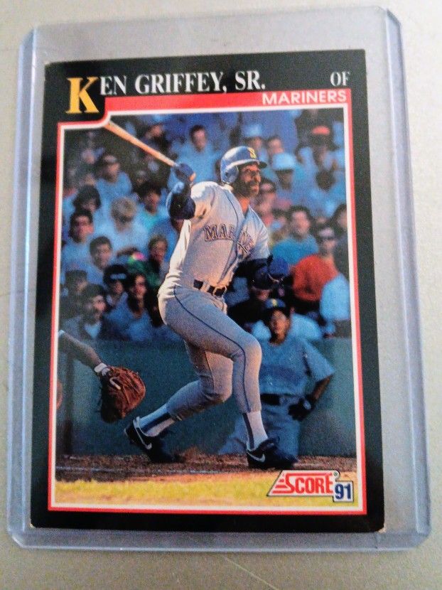 1991 Score Seattle Mariners Baseball Card #835 Ken Griffey Sr.