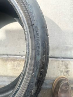 Bridgestone Potenza 255/35R19 96Y XL Tire – Excellent Condition