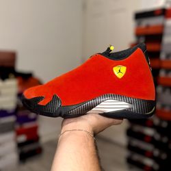 Jordan 14 Retro “Ferrari” Sizes 4Y / 4.5Y / 5Y / 5.5Y / 6Y / 6.5Y / 7Y / 8.5 / 9 / 9.5 IN HAND BRAND NEW