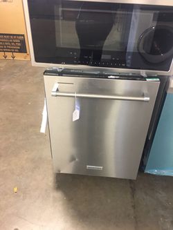 KitchenAid stainless dishwasher