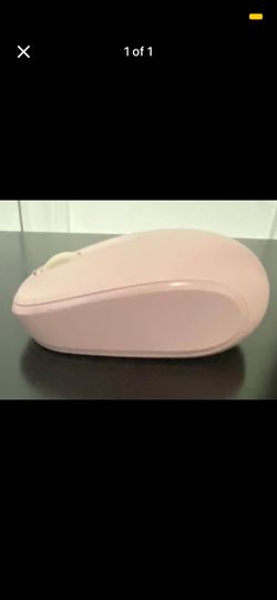Microsoft Pink Wireless Mouse - Soft Pink Computer Mouse