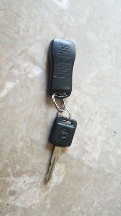 Key in control nissan altima 02