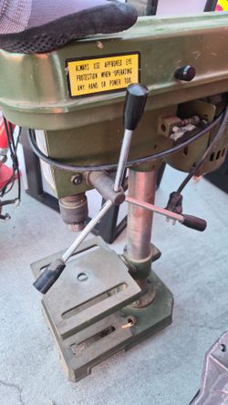 Benchtop Drill Press Green Cast Iron