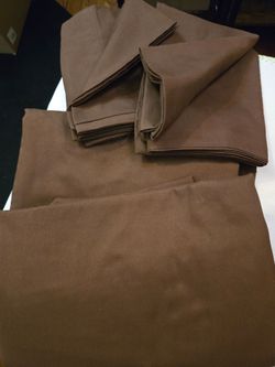 # 1001, Queen, 6 pc sheet set chocolate brown