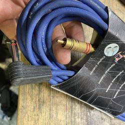 audio cord rca / jack 6.3  -21 ft