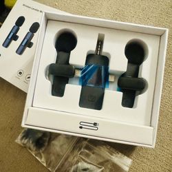 3-in-1 wireless lavalier microphone