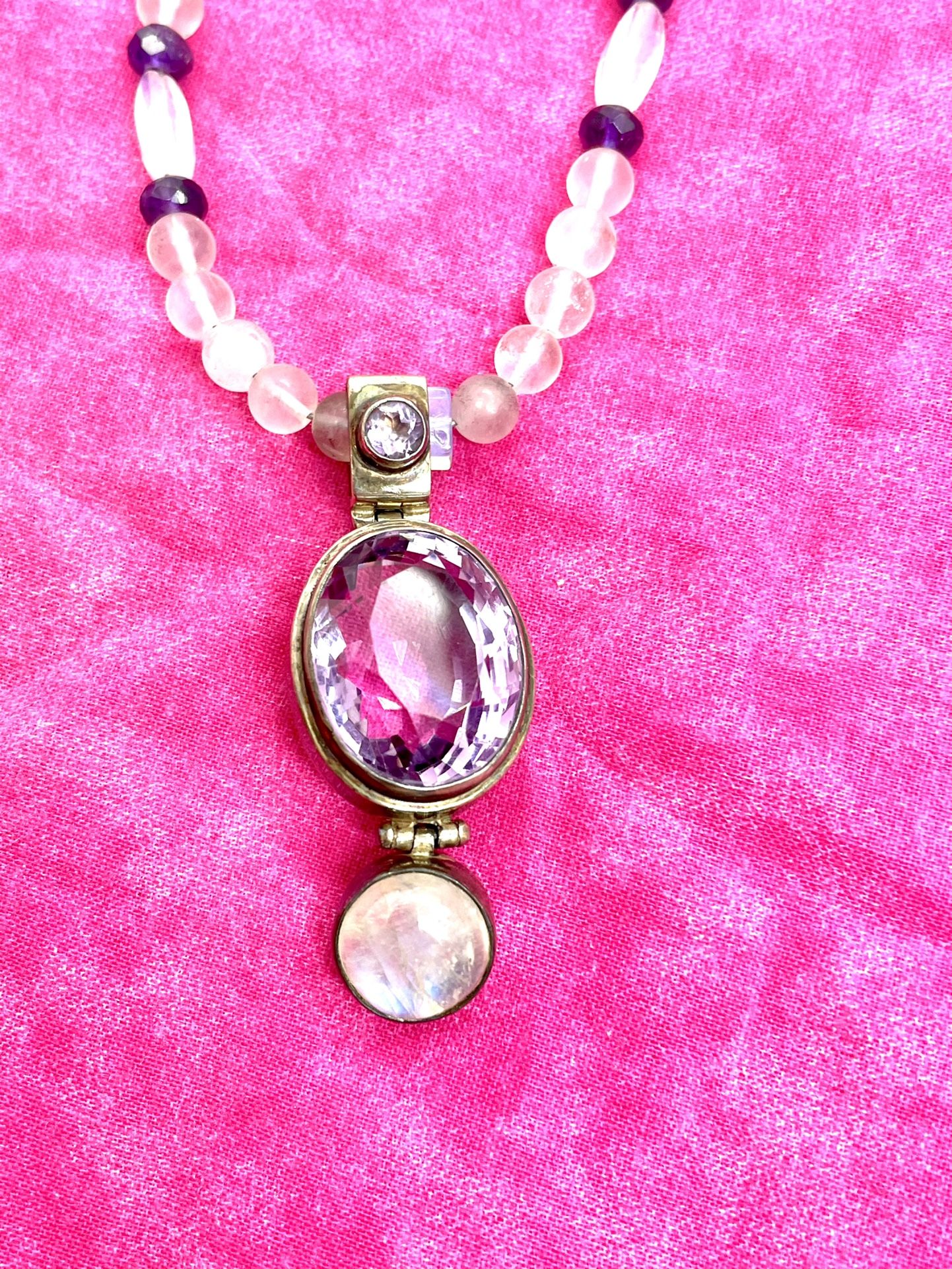 Sterling Amethyst Necklace