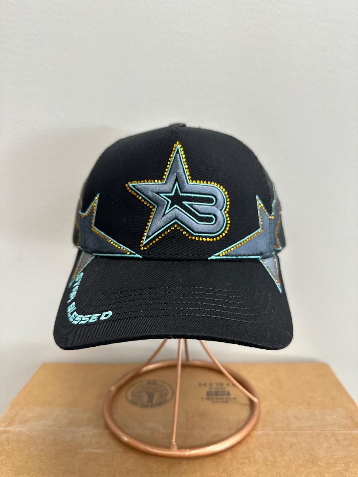 Star Blessed Hat Brillo Gorra Nueva Con Brillo 