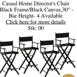 Director Chair Barstools 