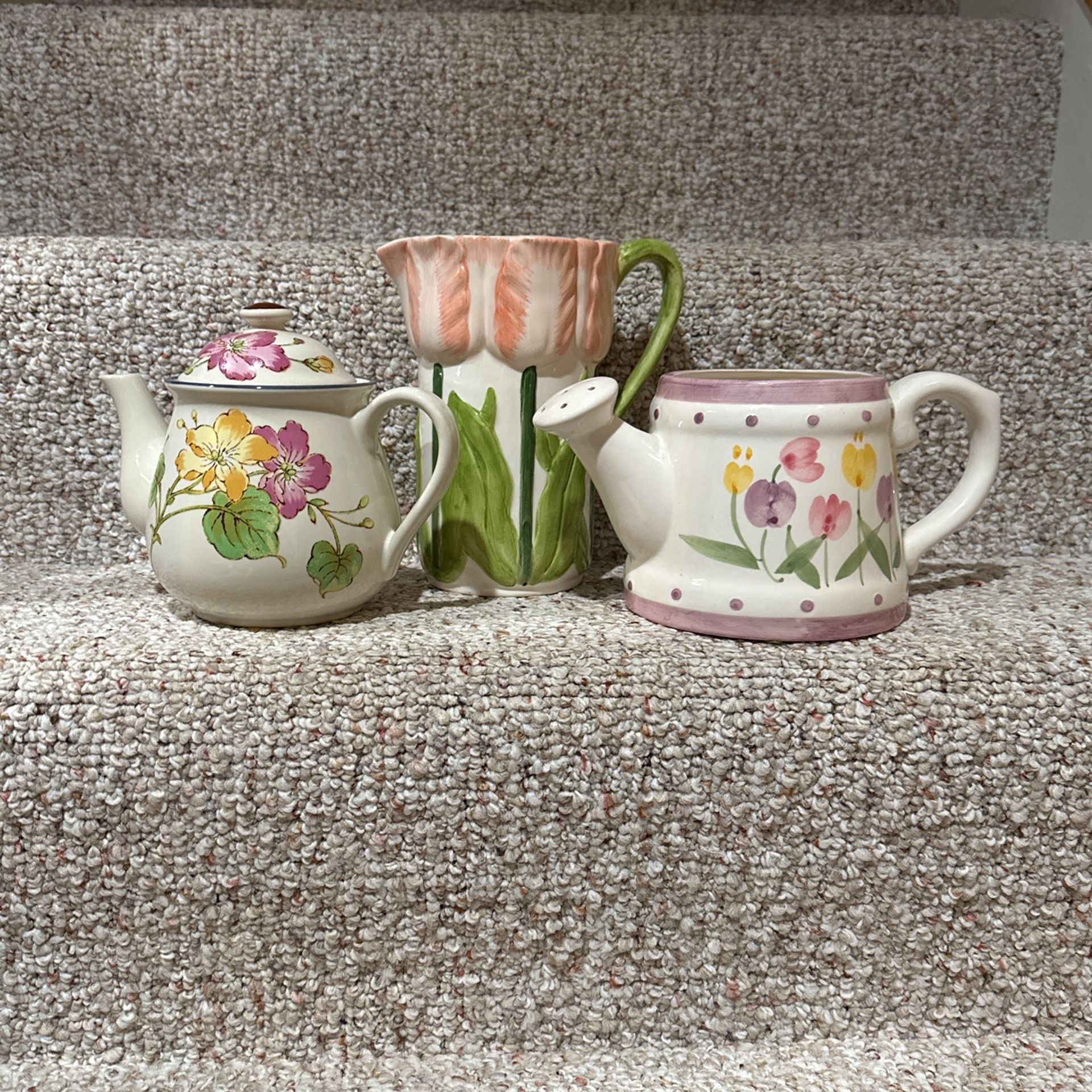 Pottery - Tea Pot, Vase