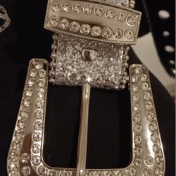 Sparkly Rhinestone Belt Cowgirl-Cowboy