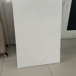 White Canvas 24x36