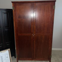 Wooden Desk/Cabinet