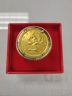 14k Gold Coin Ring 38g