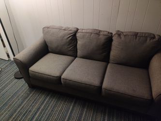 Grey polyester couch