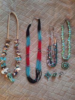 Vintage Turquoise Jewelry Lot