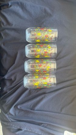 Keith Haring Drinking Glasses.